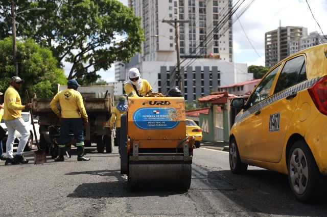 MOP atiende distintos puntos de la ciudad capital y Panamá Oeste