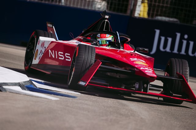 El equipo Nissan de Fórmula E se prepara para el primer E-Prix de Hyderabad