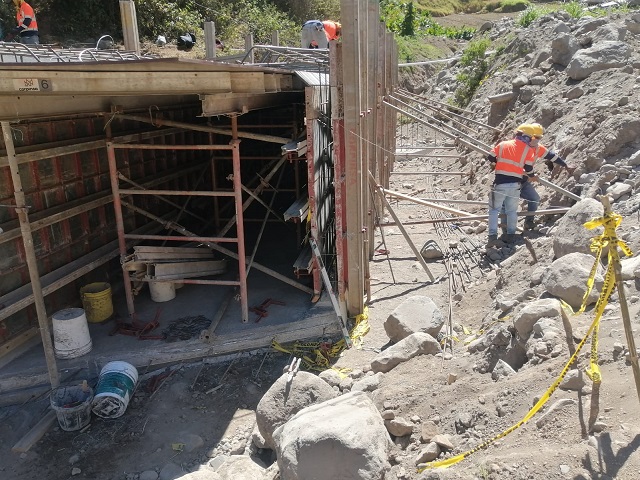 Sustancial avance en construcción de cajón pluvial en la comunidad La Chacha en la provincia de Chiriquí