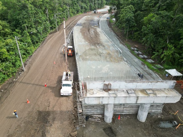 MOP: Progresa construcción de puente vehicular sobre el río Bayano en el puerto de Coquira con un avance físico de 40%