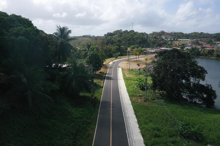 26 mil residentes de 13 corregimientos beneficiados con la nueva carretera que une a Gatún con Miguel de la Borda.