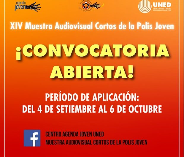 Universidad Estatal a Distancia, Centro Agenda Joven en Derechos y Ciudadanía, invita a la XIV Muestra Audiovisual “Cortos de la Polis Joven” 2023