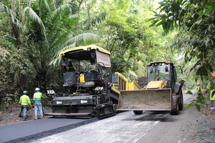 Rehabilitación de la Vía Forestal en ciudad de Panamá tiene 24 % de avance