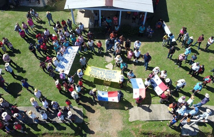 Grupo de campesinos de Donoso se mantiene incrédulos y en pie de guerra contra la empresa Minera Panamá, S.A. y la Autoridad del Canal de Panamá