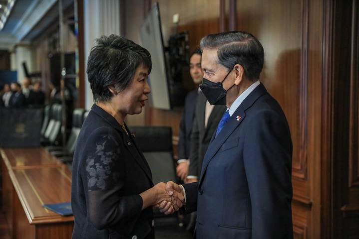 Presidente Cortizo Cohen sostiene reunión con ministra de Asuntos Exteriores de Japón, Yoko Kamikawa     