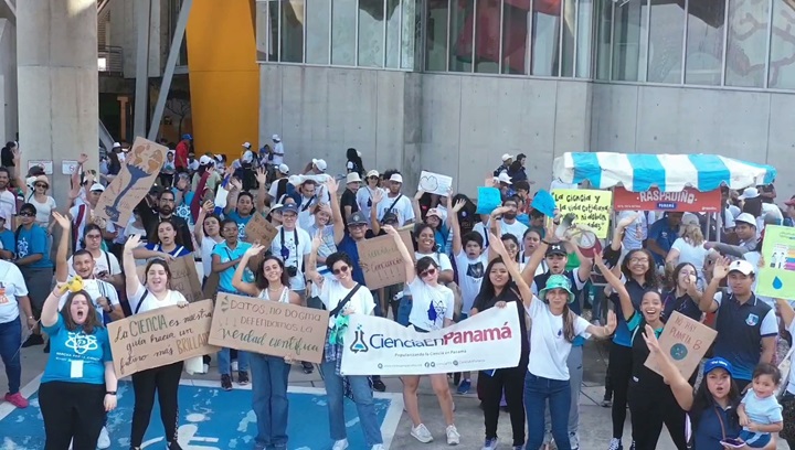 Comunidad científica presenta medidas para el desarrollo científico y tecnológico del país en la Marcha por la Ciencia 2024