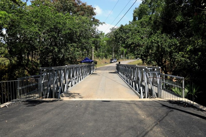 MOP: Puente modular sobre el río Toabré en Penonomé es inaugurado por el presidente Cortizo Cohen