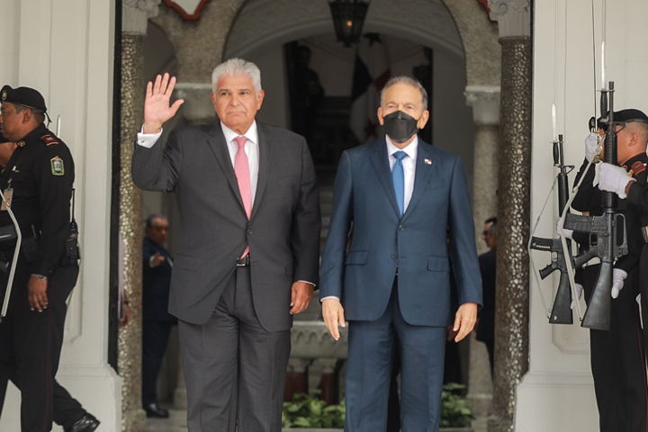 Gobierno: Presidente electo, José Raúl Mulino, se reúne con el presidente Cortizo Cohen
